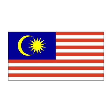 malaysia flag horizontal